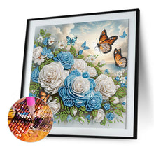 Load image into Gallery viewer, Diamond Painting - Partial Special Shaped - Flower (30*30CM)
