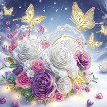 Load image into Gallery viewer, Diamond Painting - Partial Special Shaped - Flower (30*30CM)
