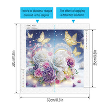 Load image into Gallery viewer, Diamond Painting - Partial Special Shaped - Flower (30*30CM)
