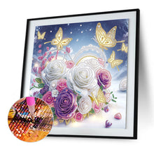 Load image into Gallery viewer, Diamond Painting - Partial Special Shaped - Flower (30*30CM)
