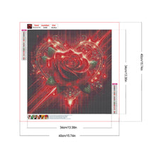 Load image into Gallery viewer, Diamond Painting - Full Round - Red Rose (40*40CM)
