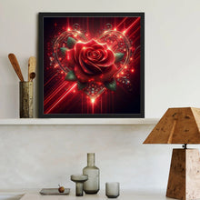 Load image into Gallery viewer, Diamond Painting - Full Round - Red Rose (40*40CM)
