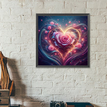 Load image into Gallery viewer, Diamond Painting - Full Round - Pink Rose (40*40CM)
