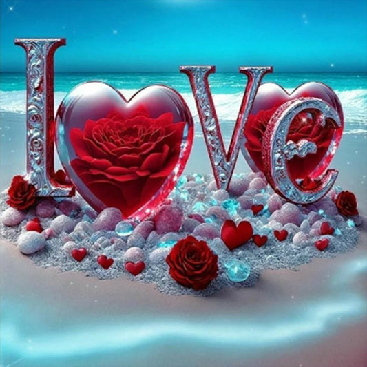 Diamond Painting - Full Round - Valentine'S Day Love (40*40CM)