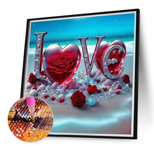 Diamond Painting - Full Round - Valentine'S Day Love (40*40CM)