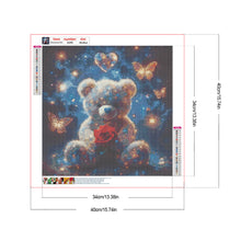 Load image into Gallery viewer, Diamond Painting - Full Round - Valentine&#39;S Day Bear (40*40CM)
