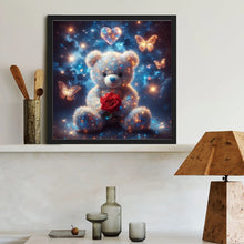 Load image into Gallery viewer, Diamond Painting - Full Round - Valentine&#39;S Day Bear (40*40CM)
