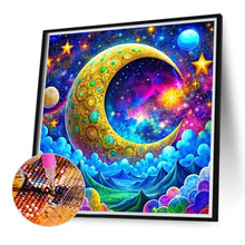 Load image into Gallery viewer, Diamond Painting - Full Round - Moon on mountain (40*40CM)
