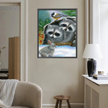 Load image into Gallery viewer, Diamond Painting - Full Square - Raccoon (40*50CM)
