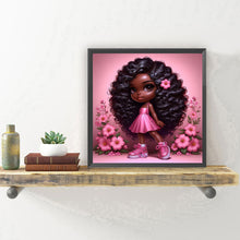 Load image into Gallery viewer, Diamond Painting - Full Round - Black girl (30*30CM)
