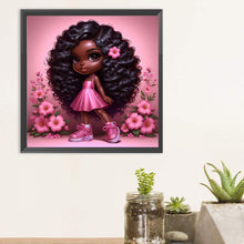 Load image into Gallery viewer, Diamond Painting - Full Round - Black girl (30*30CM)

