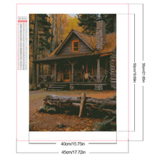 Load image into Gallery viewer, Diamond Painting - Full Square - Autumn Cabin (40*50CM)
