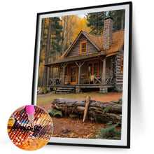 Load image into Gallery viewer, Diamond Painting - Full Square - Autumn Cabin (40*50CM)
