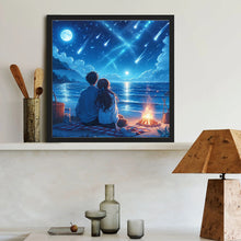 Load image into Gallery viewer, Diamond Painting - Full Round - Seaside Couple (40*40CM)
