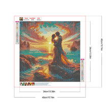 Load image into Gallery viewer, Diamond Painting - Full Round - Seaside Couple (40*40CM)

