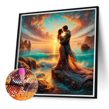 Load image into Gallery viewer, Diamond Painting - Full Round - Seaside Couple (40*40CM)
