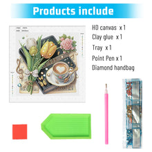 Load image into Gallery viewer, Diamond Painting - Partial Special Shaped - Coffee Bouquet (30*30CM)
