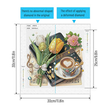 Load image into Gallery viewer, Diamond Painting - Partial Special Shaped - Coffee Bouquet (30*30CM)
