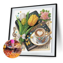Load image into Gallery viewer, Diamond Painting - Partial Special Shaped - Coffee Bouquet (30*30CM)

