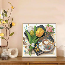 Load image into Gallery viewer, Diamond Painting - Partial Special Shaped - Coffee Bouquet (30*30CM)
