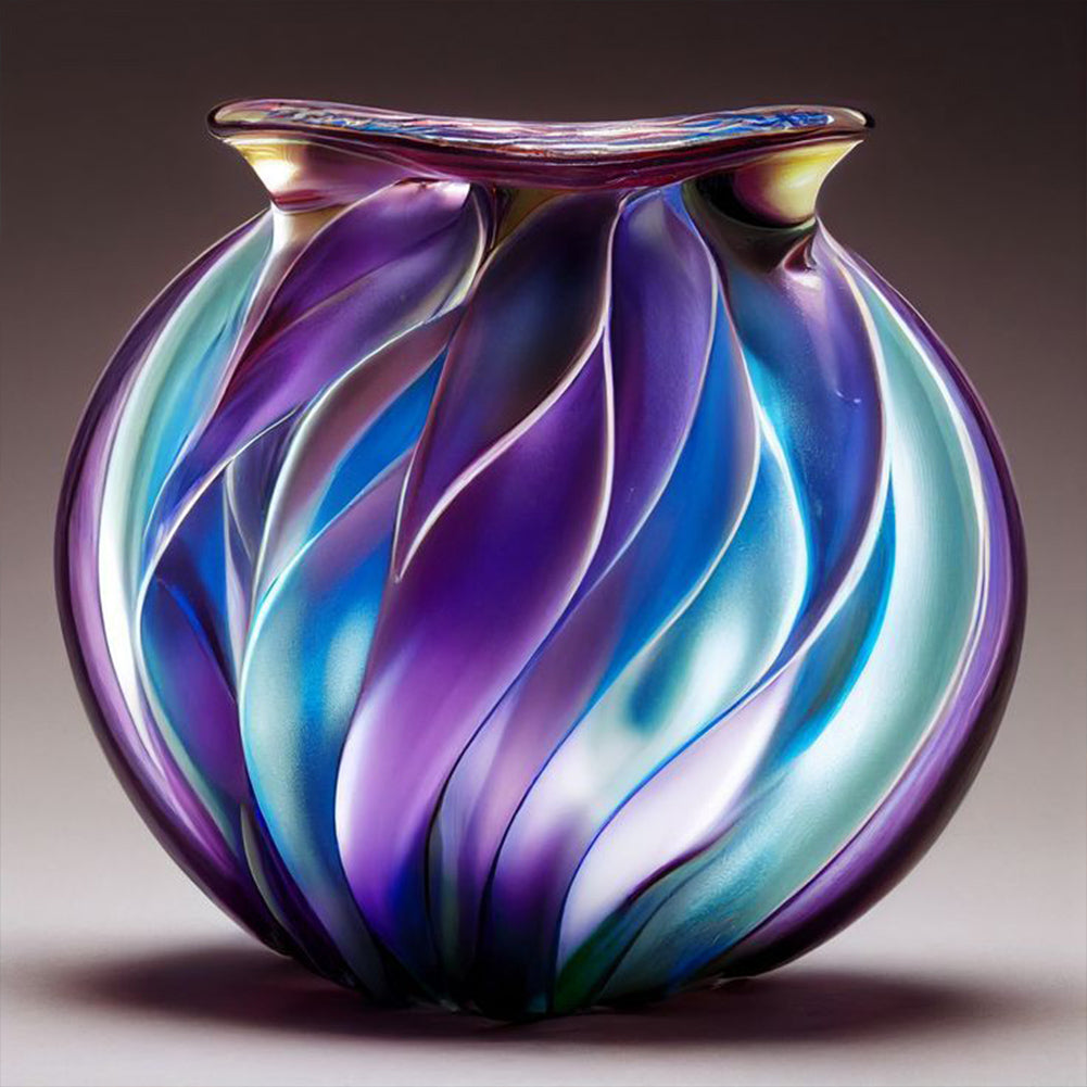 Diamond Painting - Full Round - Abstract Vase (40*40CM)