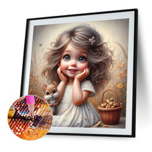 Load image into Gallery viewer, Diamond Painting - Full Round - Cute Big-Eyed Girl (40*40CM)
