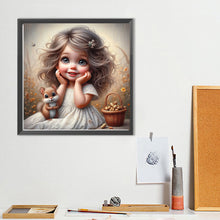 Load image into Gallery viewer, Diamond Painting - Full Round - Cute Big-Eyed Girl (40*40CM)
