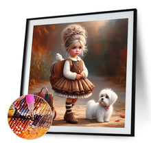 Load image into Gallery viewer, Diamond Painting - Full Round - Cute Big-Eyed Girl (40*40CM)
