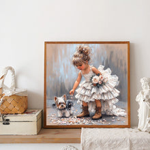 Load image into Gallery viewer, Diamond Painting - Full Round - Cute Big-Eyed Girl (40*40CM)
