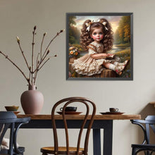 Load image into Gallery viewer, Diamond Painting - Full Round - Cute Big-Eyed Girl (40*40CM)

