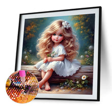 Load image into Gallery viewer, Diamond Painting - Full Round - Cute Big-Eyed Girl (40*40CM)
