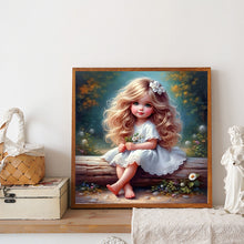 Load image into Gallery viewer, Diamond Painting - Full Round - Cute Big-Eyed Girl (40*40CM)
