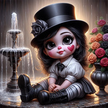 Load image into Gallery viewer, Diamond Painting - Full Round - Cute Big-Eyed Girl (40*40CM)
