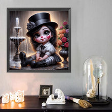 Load image into Gallery viewer, Diamond Painting - Full Round - Cute Big-Eyed Girl (40*40CM)
