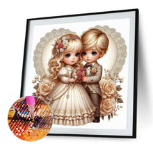 Load image into Gallery viewer, Diamond Painting - Full Round - Valentine&#39;S Day Couple (40*40CM)
