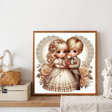 Load image into Gallery viewer, Diamond Painting - Full Round - Valentine&#39;S Day Couple (40*40CM)
