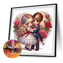 Load image into Gallery viewer, Diamond Painting - Full Round - Valentine&#39;S Day Couple (40*40CM)
