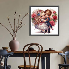 Load image into Gallery viewer, Diamond Painting - Full Round - Valentine&#39;S Day Couple (40*40CM)
