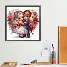 Load image into Gallery viewer, Diamond Painting - Full Round - Valentine&#39;S Day Couple (40*40CM)
