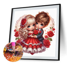 Load image into Gallery viewer, Diamond Painting - Full Round - Valentine&#39;S Day Couple (40*40CM)
