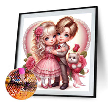 Load image into Gallery viewer, Diamond Painting - Full Round - Valentine&#39;S Day Couple (40*40CM)
