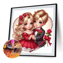 Load image into Gallery viewer, Diamond Painting - Full Round - Valentine&#39;S Day Couple (40*40CM)
