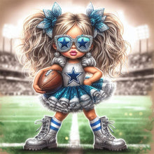 Load image into Gallery viewer, Diamond Painting - Full Round - Football Girl (40*40CM)
