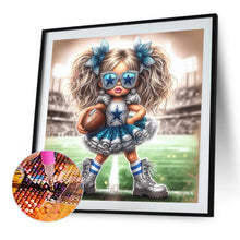 Load image into Gallery viewer, Diamond Painting - Full Round - Football Girl (40*40CM)
