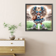Load image into Gallery viewer, Diamond Painting - Full Round - Football Girl (40*40CM)
