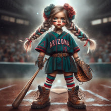 Load image into Gallery viewer, Diamond Painting - Full Round - Baseball Girl (40*40CM)
