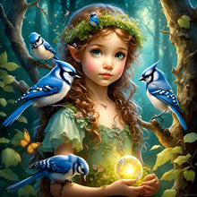 Load image into Gallery viewer, Diamond Painting - Full Round - Elf Girl (40*40CM)

