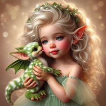 Load image into Gallery viewer, Diamond Painting - Full Round - Elf Girl (40*40CM)
