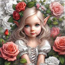 Load image into Gallery viewer, Diamond Painting - Full Round - Elf Girl (40*40CM)
