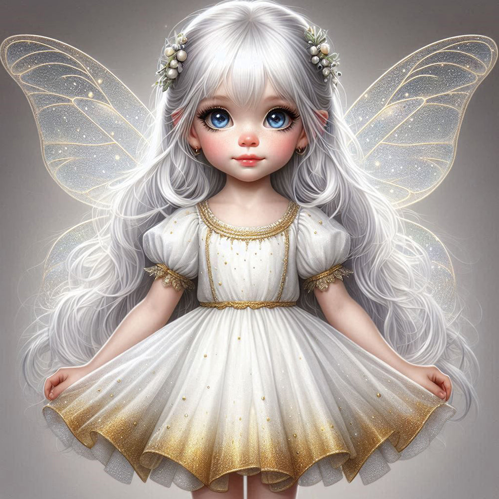 Diamond Painting - Full Round - Elf Girl (40*40CM)